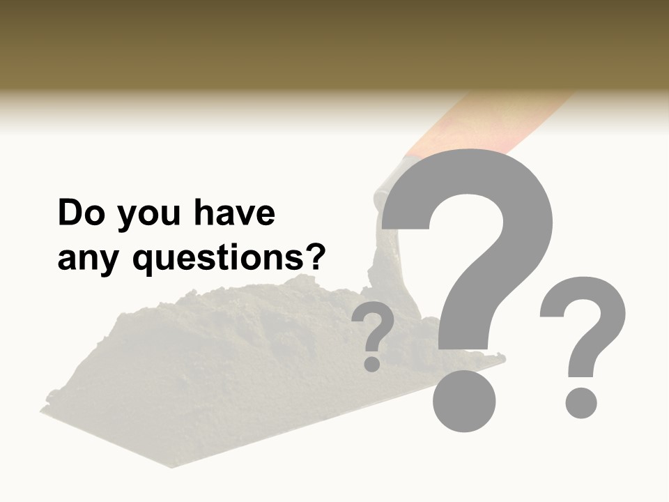 Wooden Glue Cement PowerPoint Template