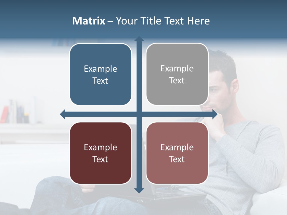 Happy Model People PowerPoint Template