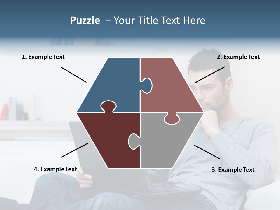 Happy Model People PowerPoint Template