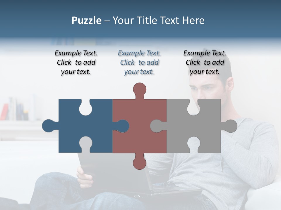 Happy Model People PowerPoint Template