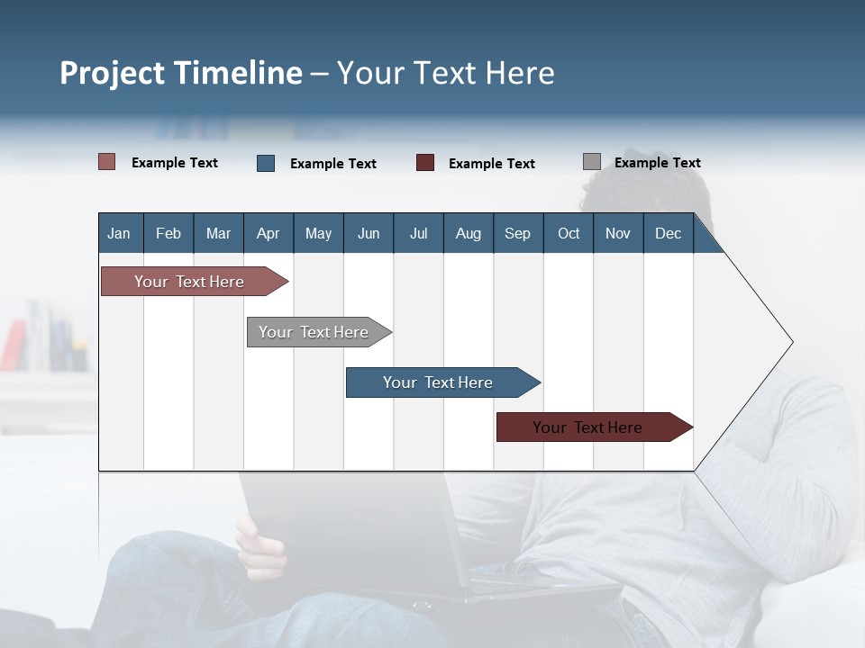 Happy Model People PowerPoint Template