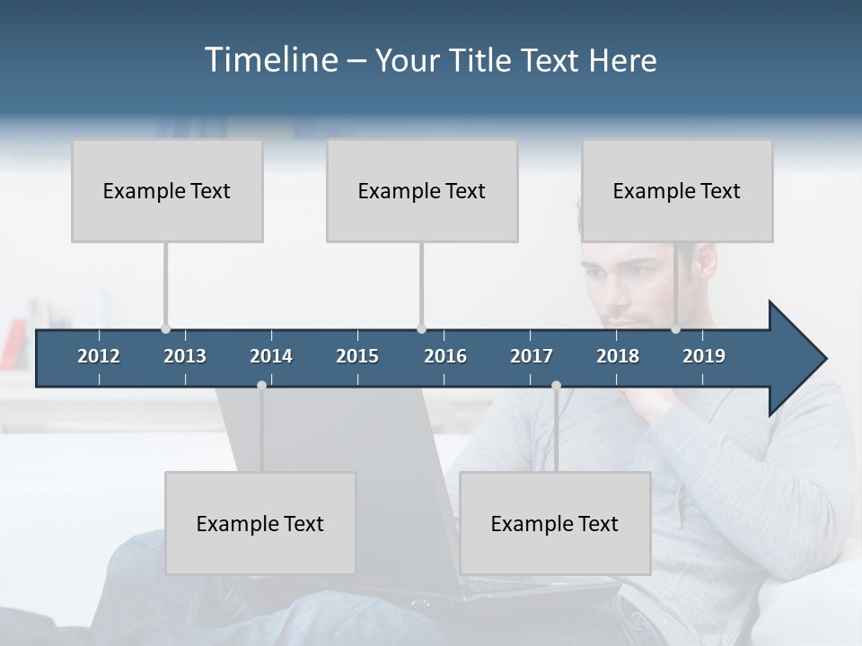 Happy Model People PowerPoint Template