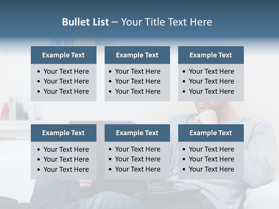 Happy Model People PowerPoint Template