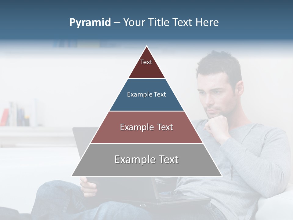 Happy Model People PowerPoint Template