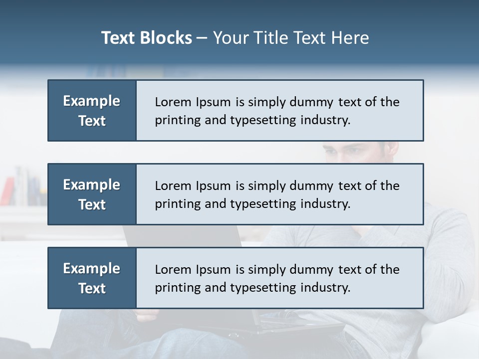 Happy Model People PowerPoint Template