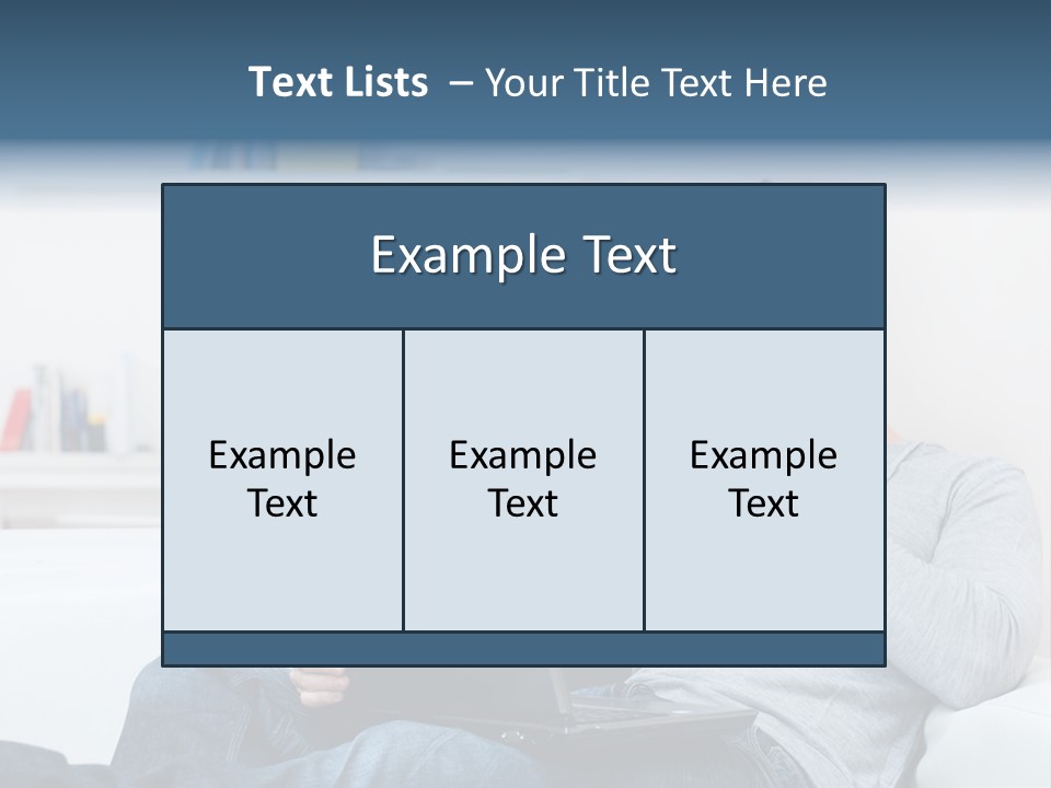 Happy Model People PowerPoint Template