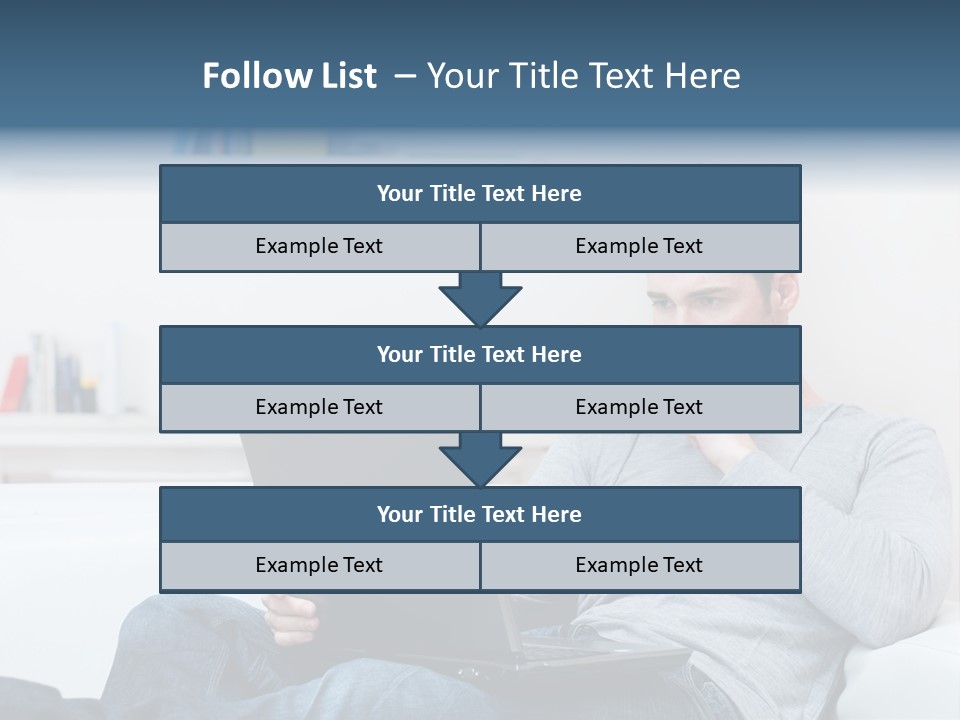 Happy Model People PowerPoint Template