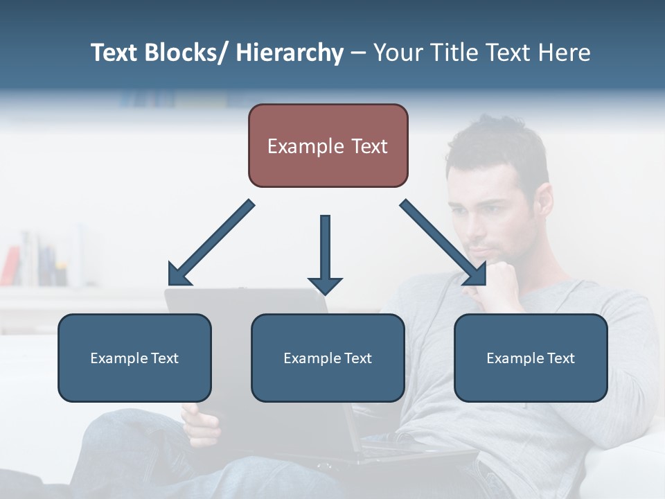 Happy Model People PowerPoint Template
