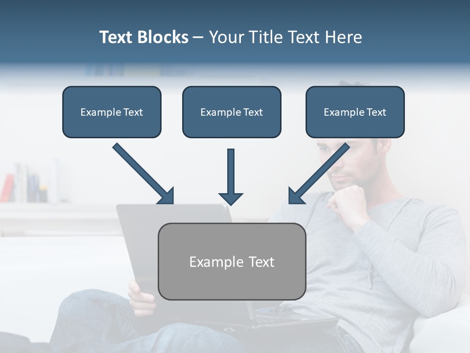 Happy Model People PowerPoint Template
