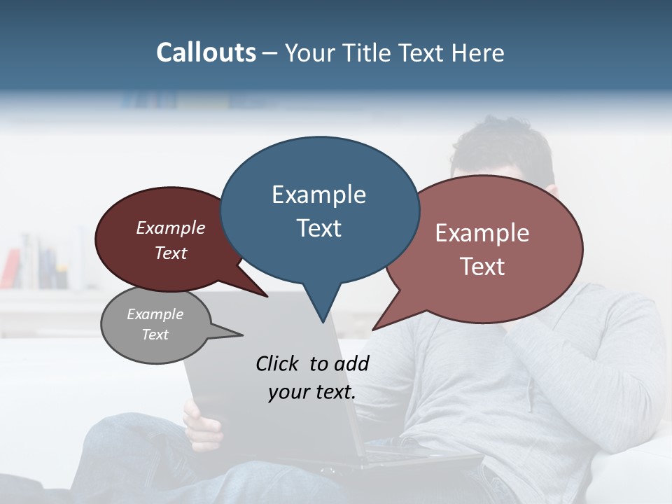 Happy Model People PowerPoint Template