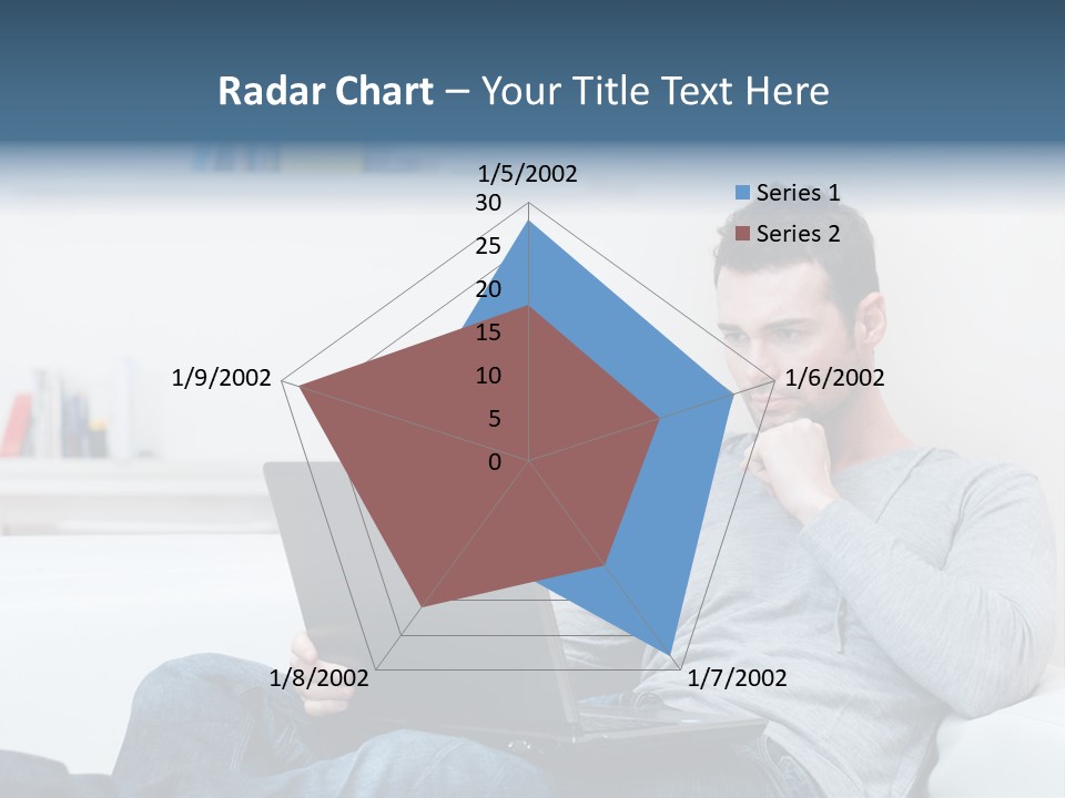 Happy Model People PowerPoint Template
