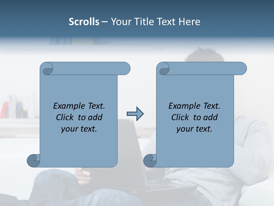 Happy Model People PowerPoint Template