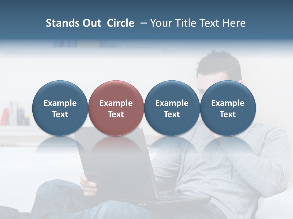 Happy Model People PowerPoint Template