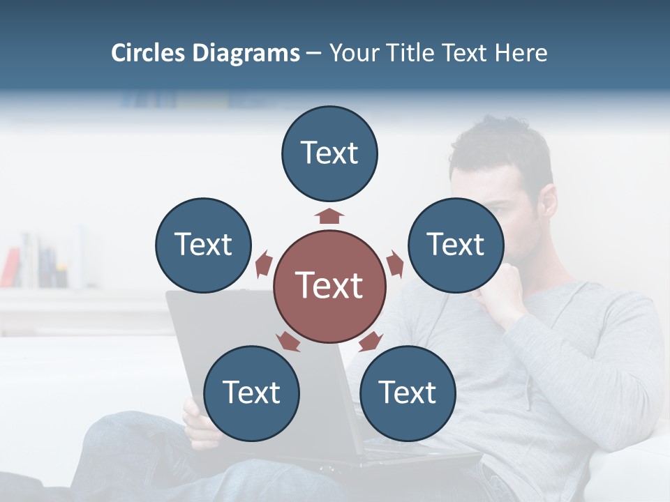 Happy Model People PowerPoint Template