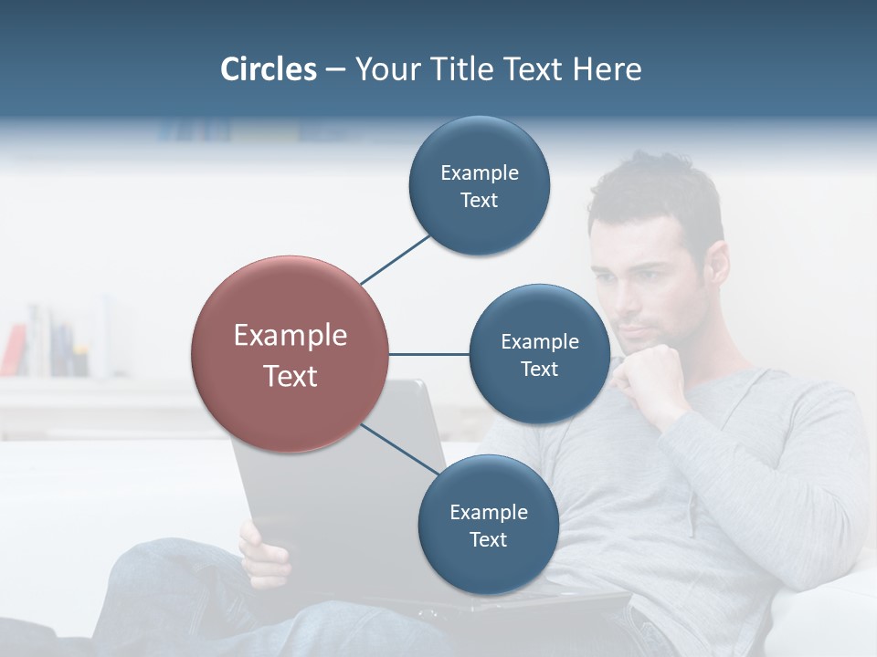 Happy Model People PowerPoint Template