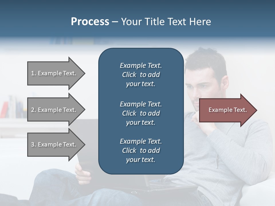 Happy Model People PowerPoint Template