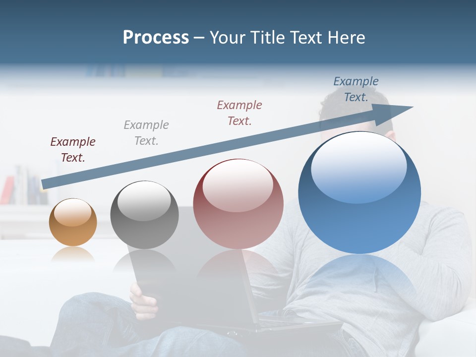 Happy Model People PowerPoint Template