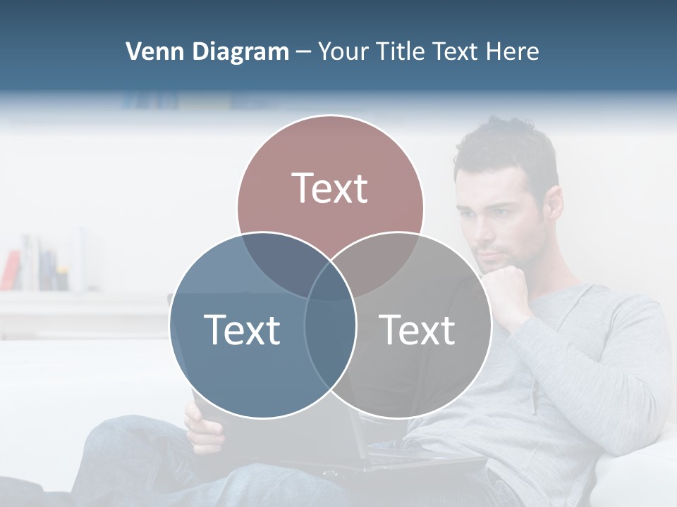 Happy Model People PowerPoint Template