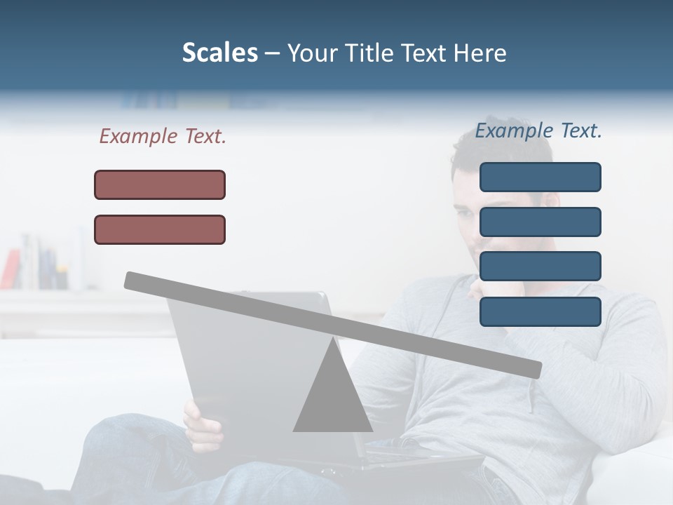 Happy Model People PowerPoint Template