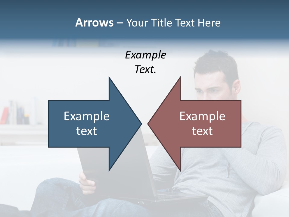 Happy Model People PowerPoint Template