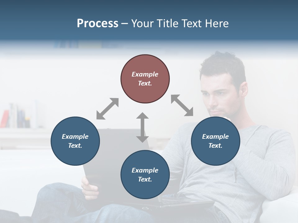Happy Model People PowerPoint Template