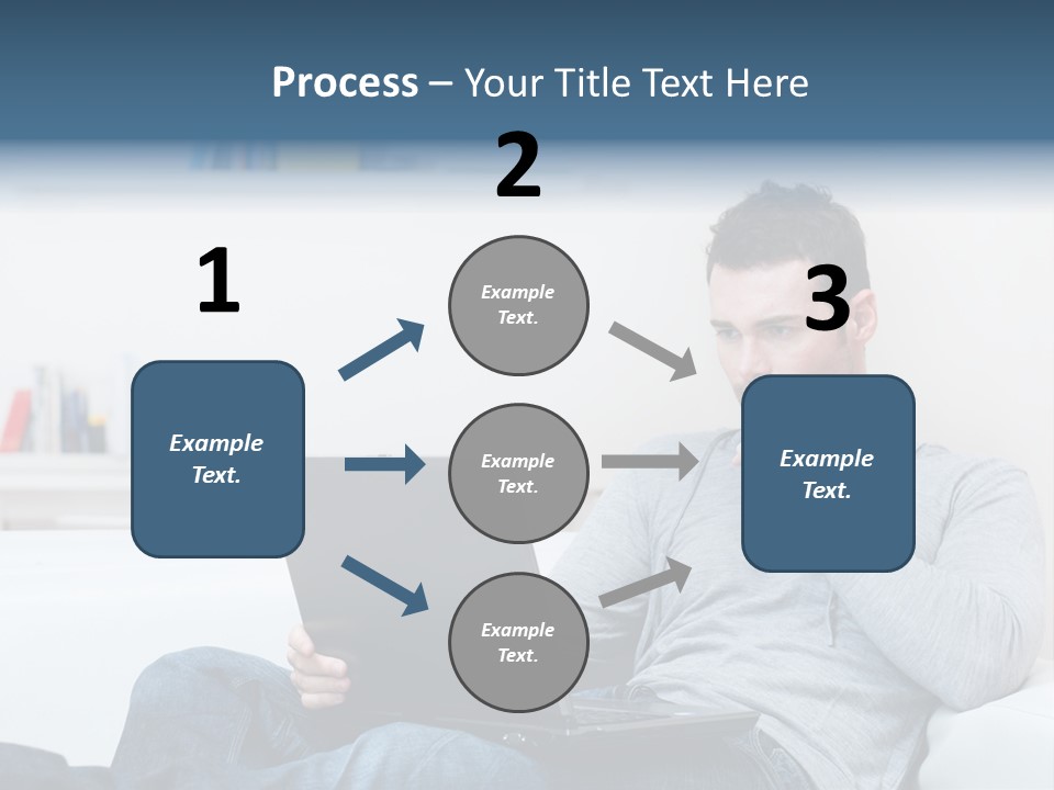 Happy Model People PowerPoint Template