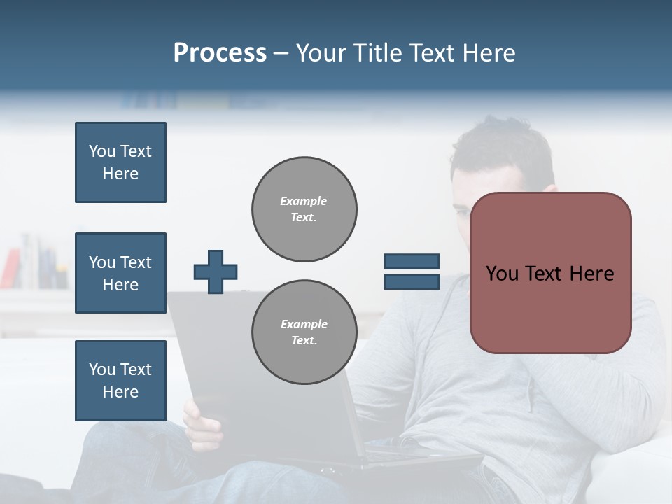 Happy Model People PowerPoint Template