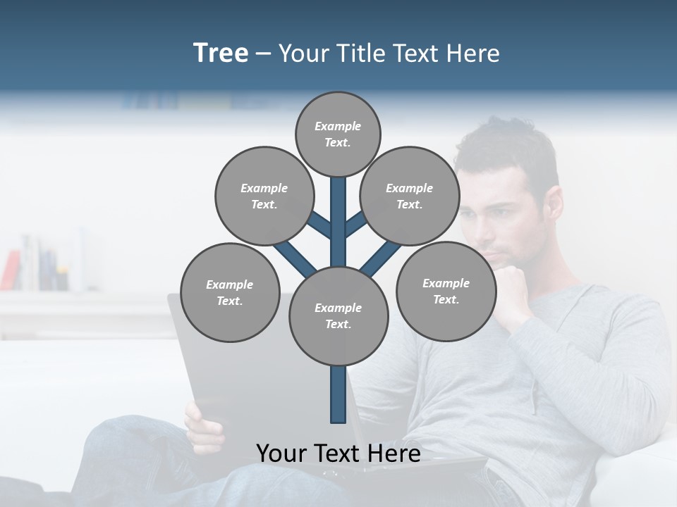 Happy Model People PowerPoint Template