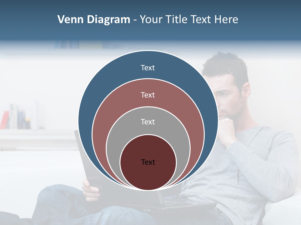 Happy Model People PowerPoint Template