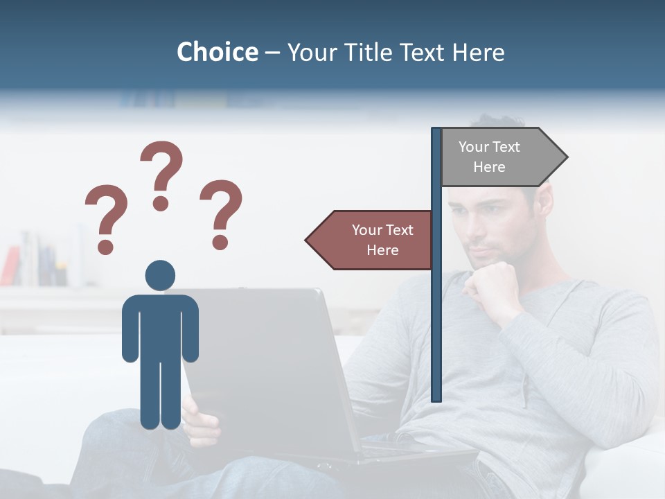 Happy Model People PowerPoint Template