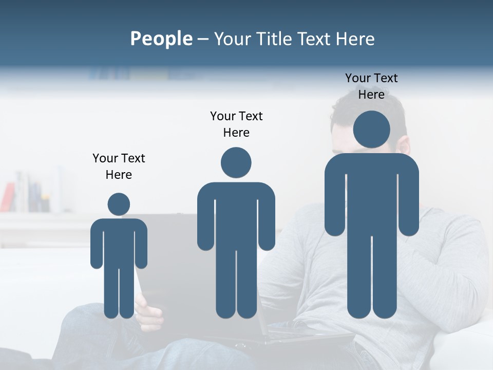 Happy Model People PowerPoint Template