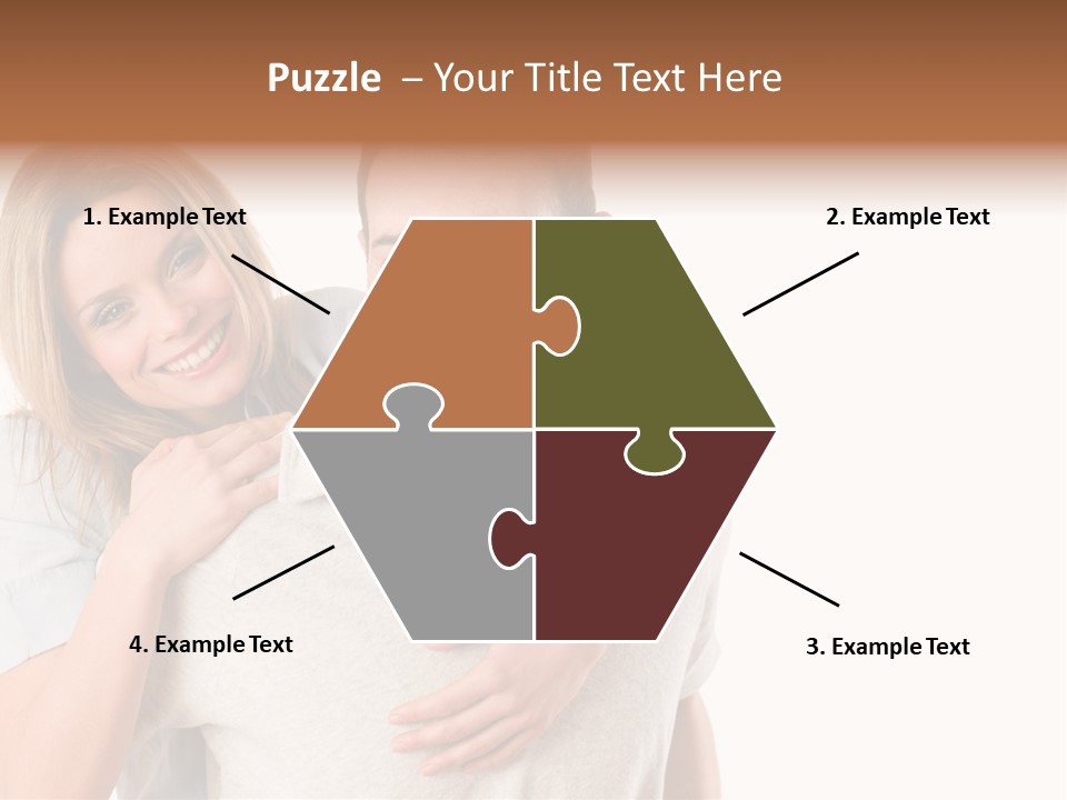 Girl Two Back PowerPoint Template