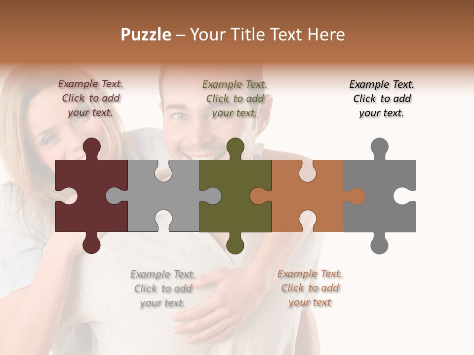 Girl Two Back PowerPoint Template