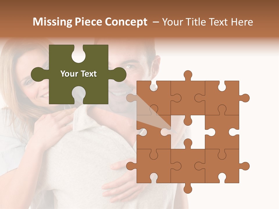 Girl Two Back PowerPoint Template