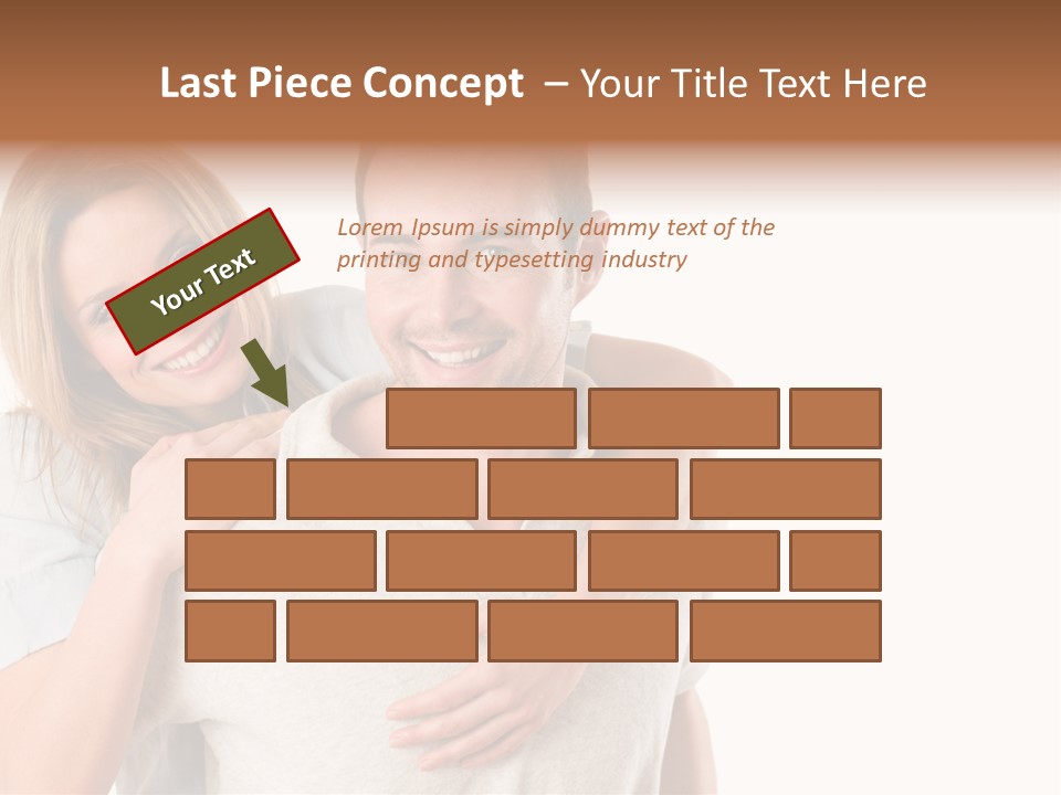 Girl Two Back PowerPoint Template