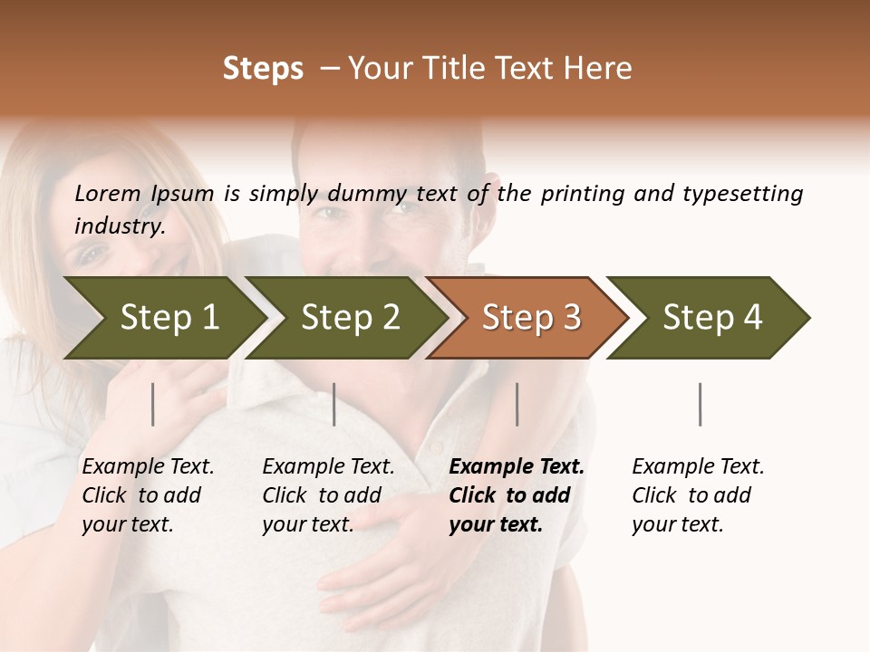 Girl Two Back PowerPoint Template