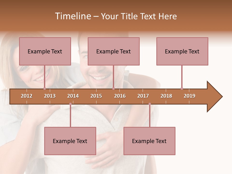 Girl Two Back PowerPoint Template