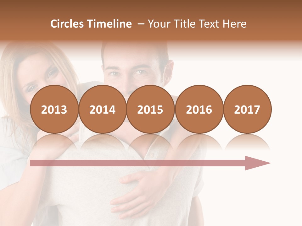 Girl Two Back PowerPoint Template