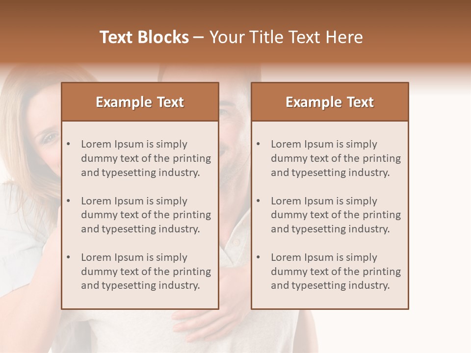 Girl Two Back PowerPoint Template