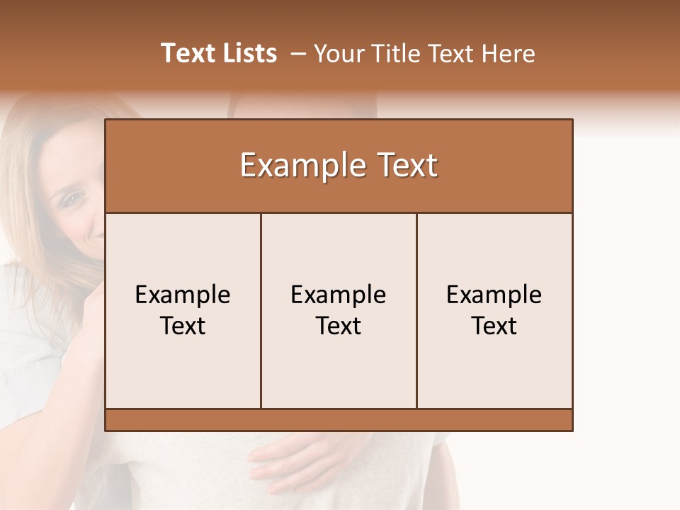 Girl Two Back PowerPoint Template