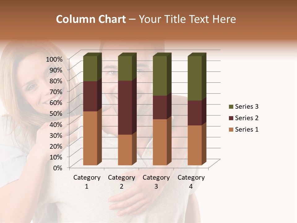 Girl Two Back PowerPoint Template