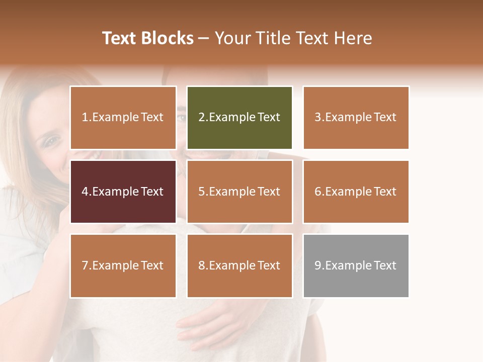 Girl Two Back PowerPoint Template