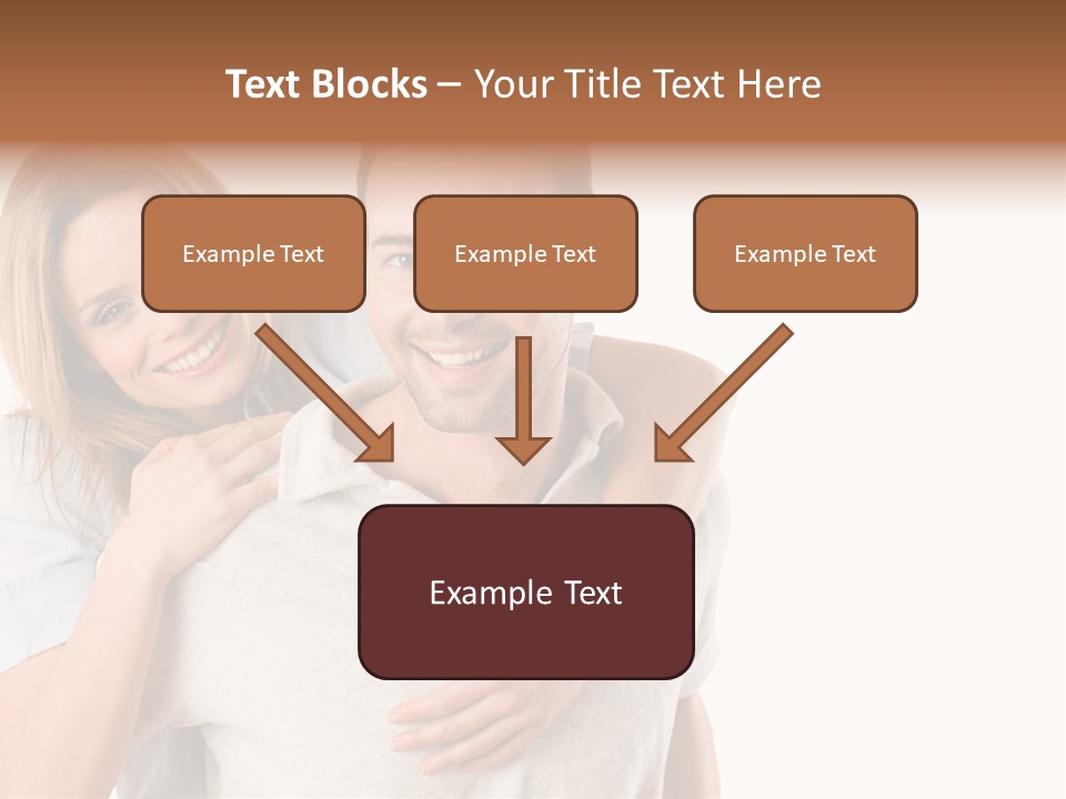 Girl Two Back PowerPoint Template