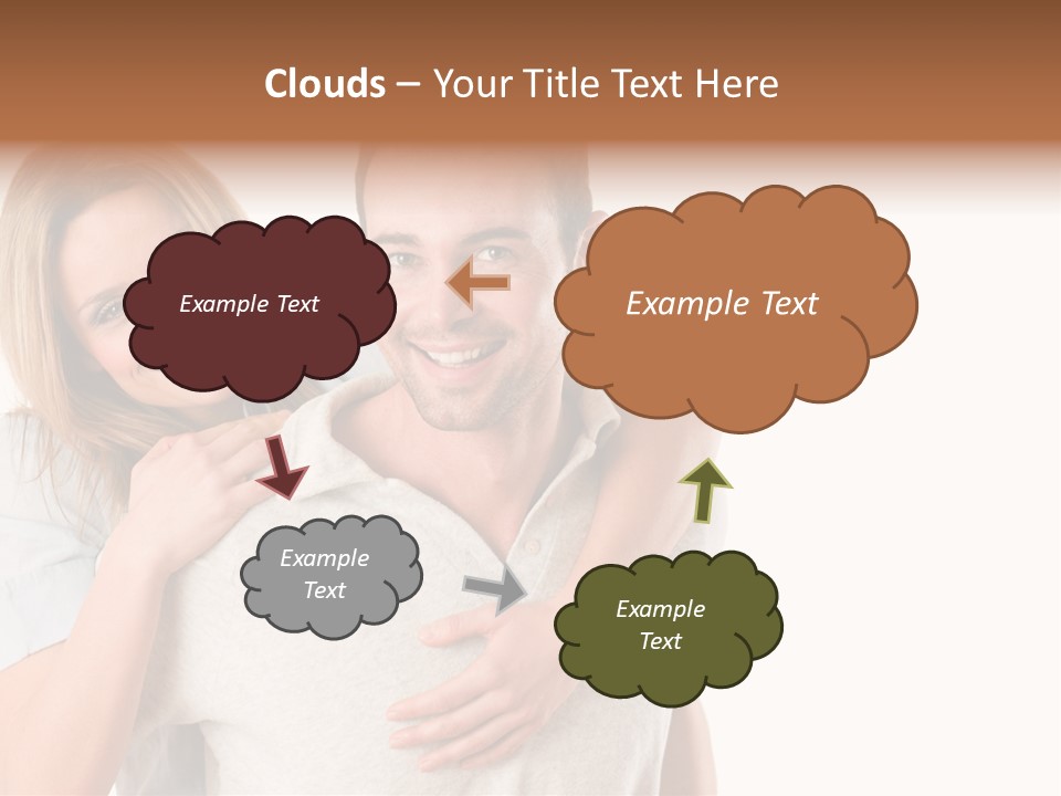 Girl Two Back PowerPoint Template