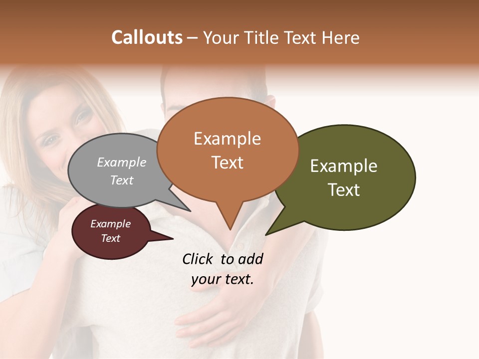 Girl Two Back PowerPoint Template