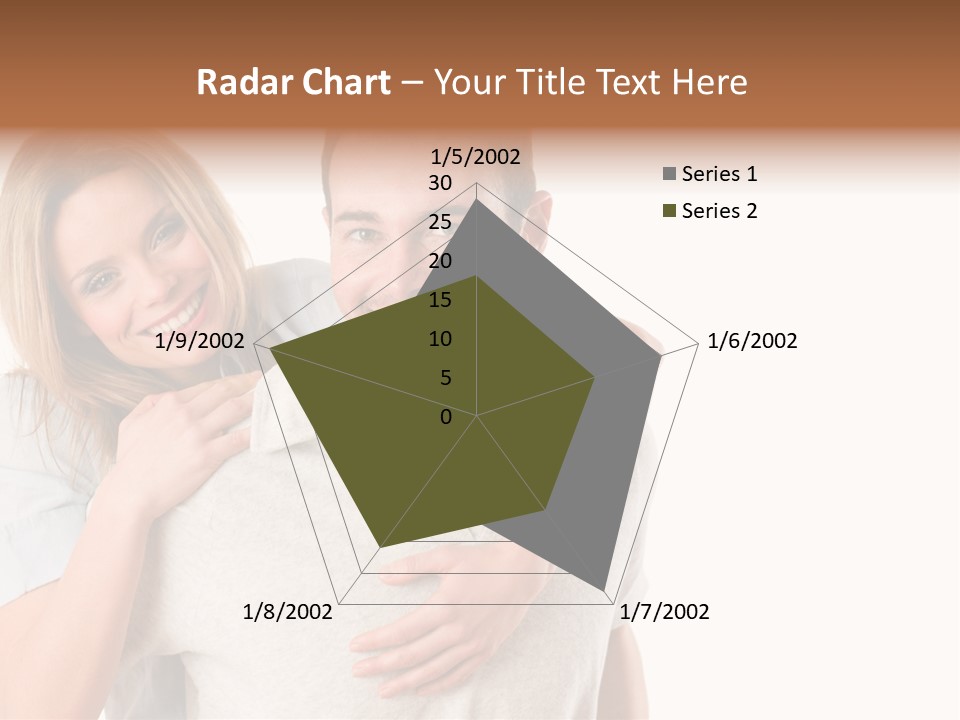 Girl Two Back PowerPoint Template