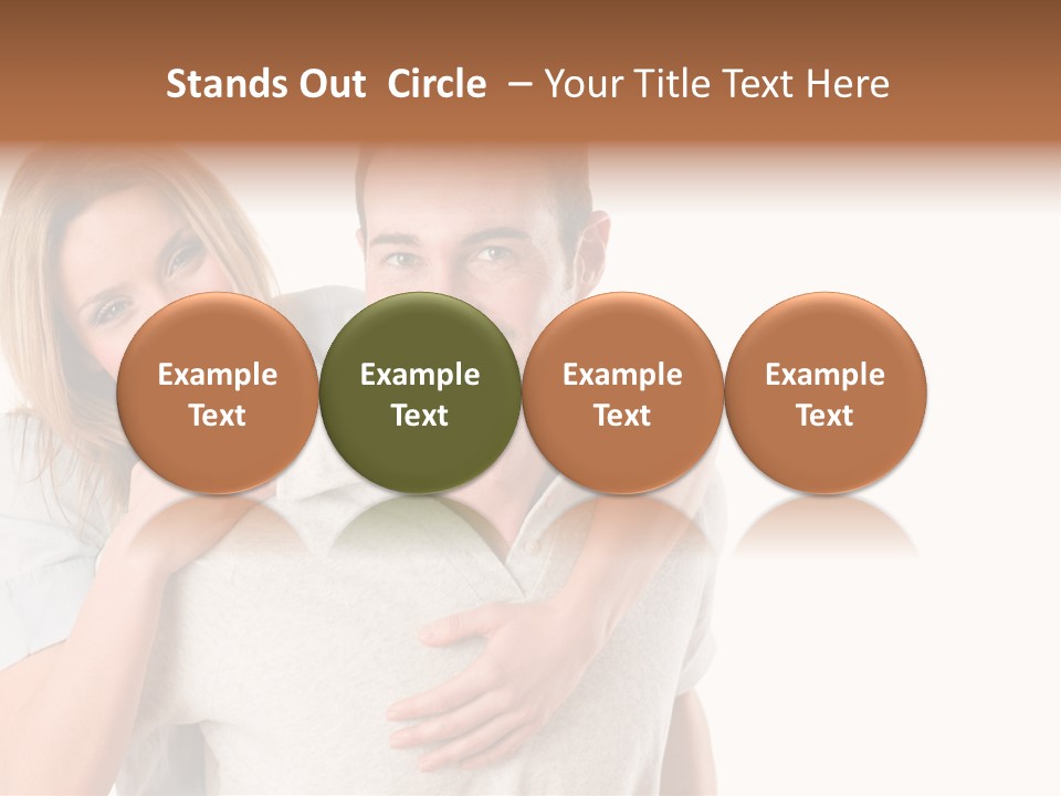 Girl Two Back PowerPoint Template