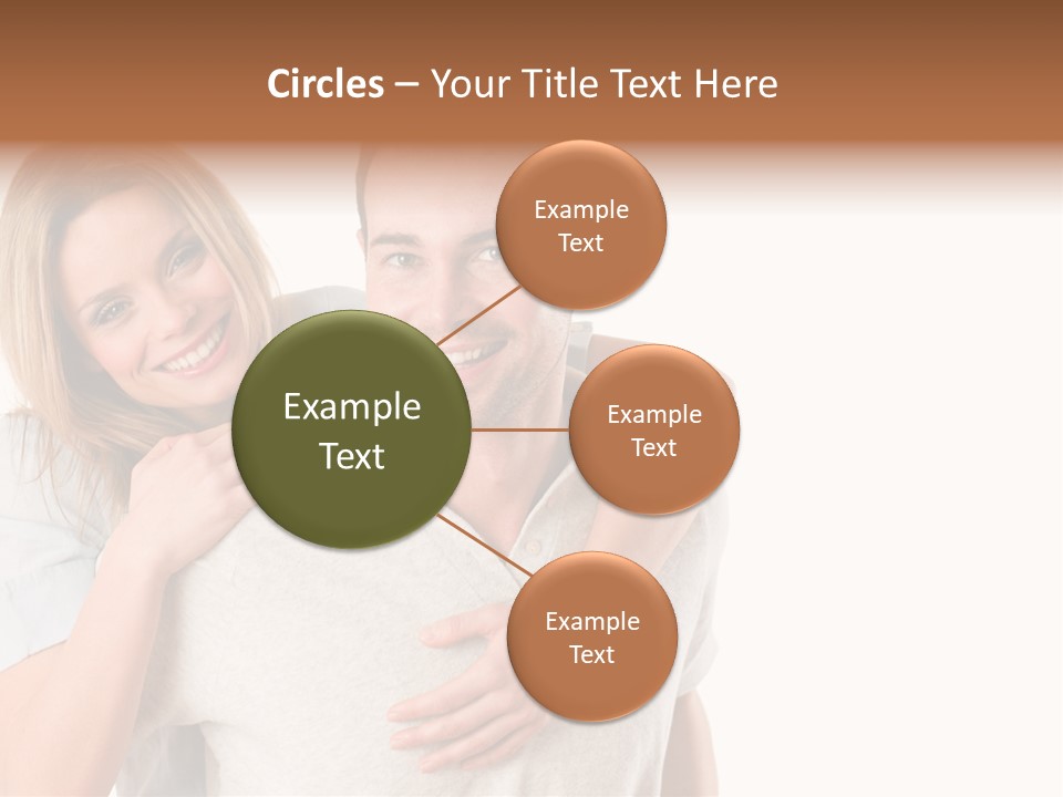 Girl Two Back PowerPoint Template