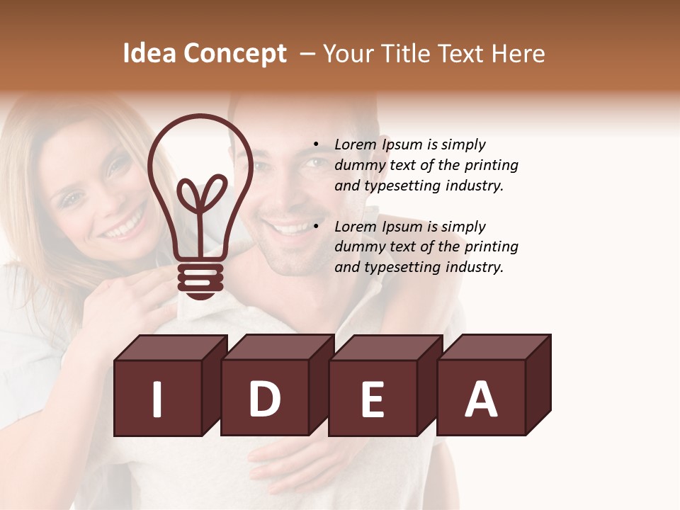 Girl Two Back PowerPoint Template