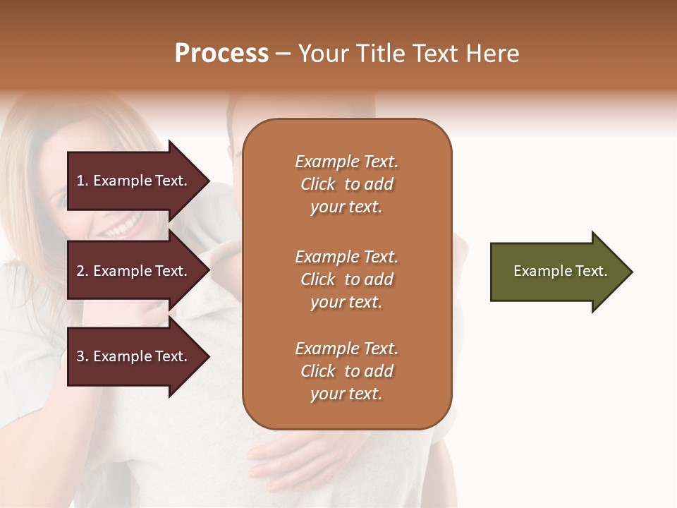 Girl Two Back PowerPoint Template